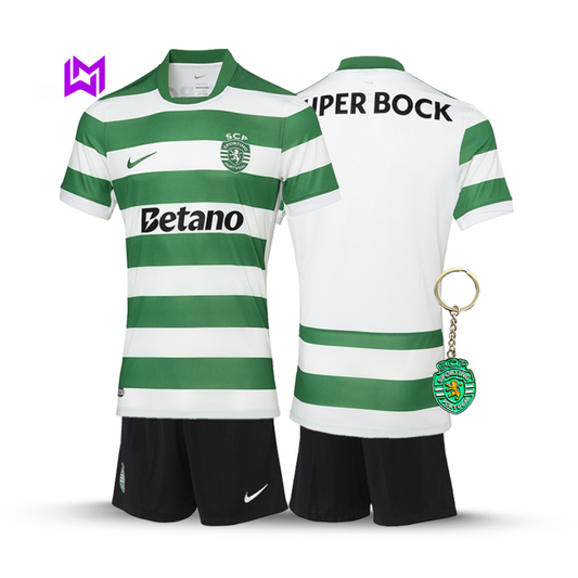 Sporting Home Kids Kit 2025/26 - New Release! 🔥💚