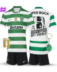 Sporting Home Kids Kit Back-to-Back Champions 2025/26 - New Release! 🦁🏆