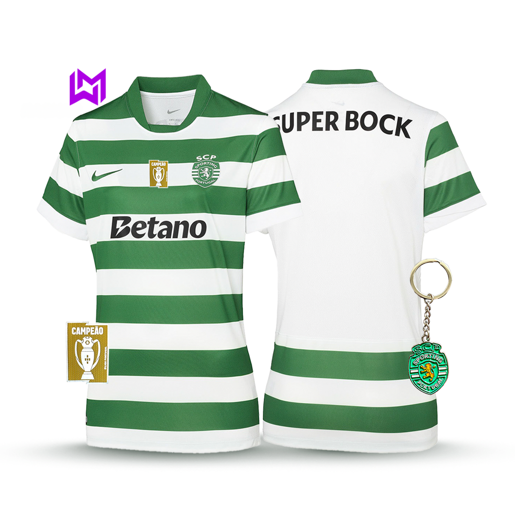 Sporting Women's Home Shirt 2025/26 - New Release 🔥💚