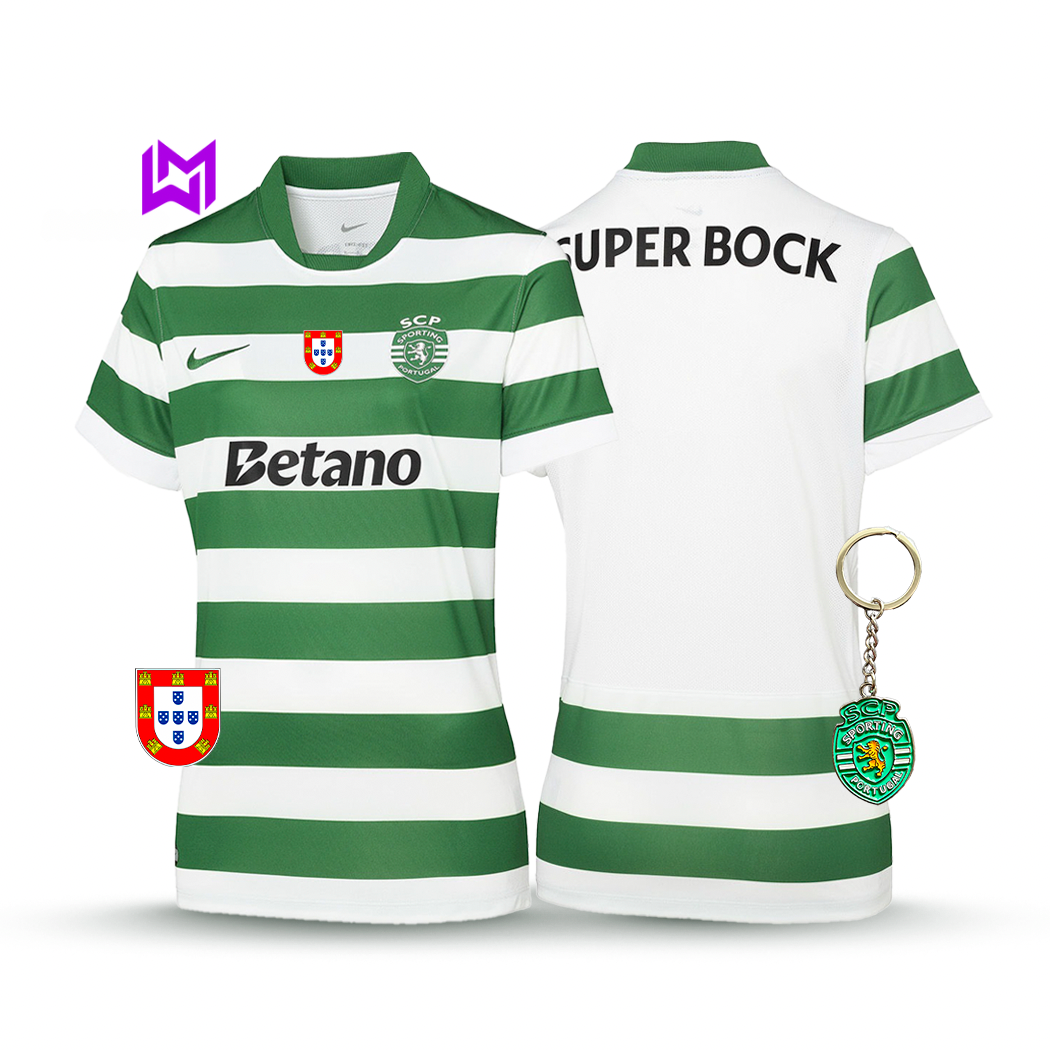 Sporting Women's Home Shirt 2025/26 - New Release 🔥💚