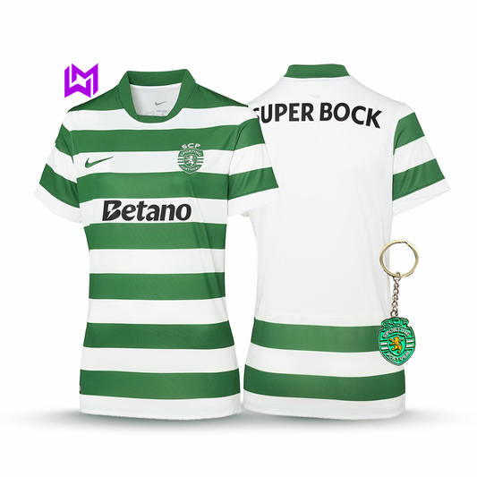 Sporting Women's Home Shirt 2025/26 - New Release 🔥💚