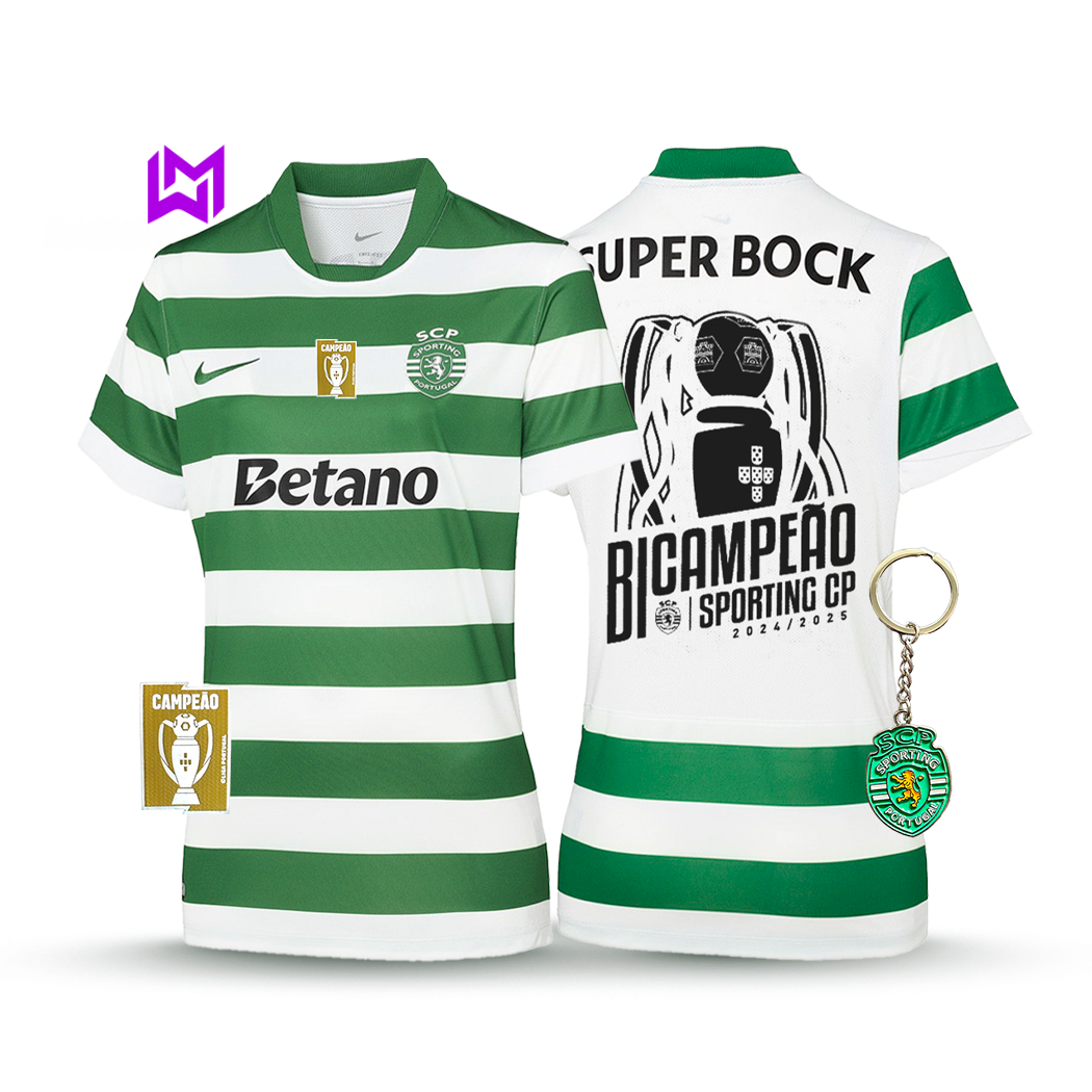 Sporting Women's Home Shirt Back-to-Back Champions 2025/26 - New Release! 🦁🏆