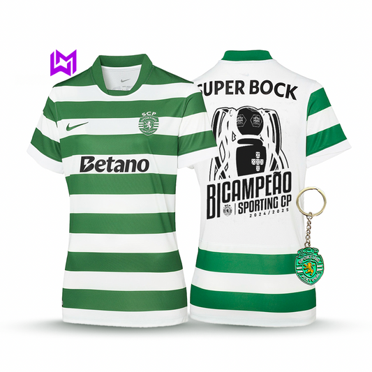 Sporting Women's Home Shirt Back-to-Back Champions 2025/26 - New Release! 🦁🏆