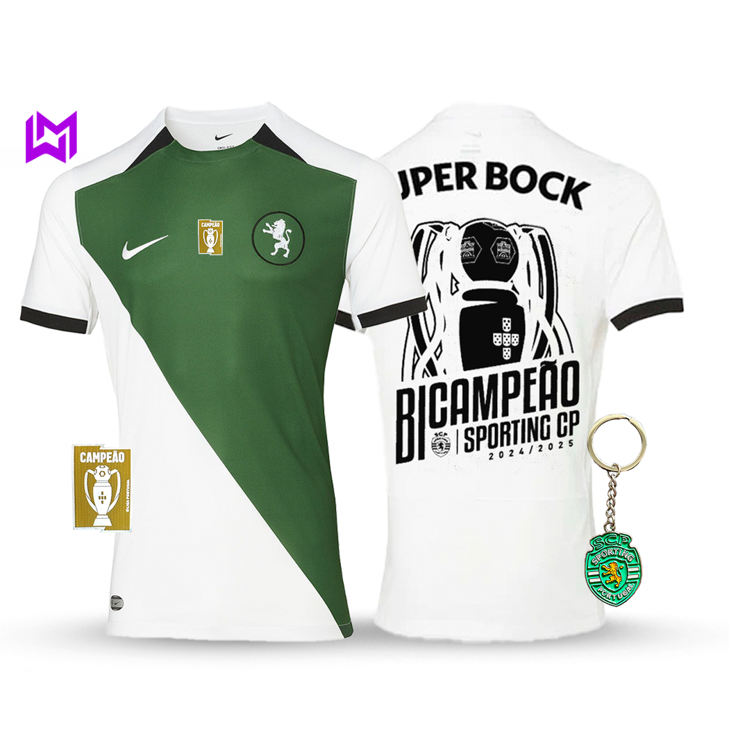 Sporting Stromp Shirt Back-to-Back Champions 2024/25 - Exclusive Model! 🦁🏆