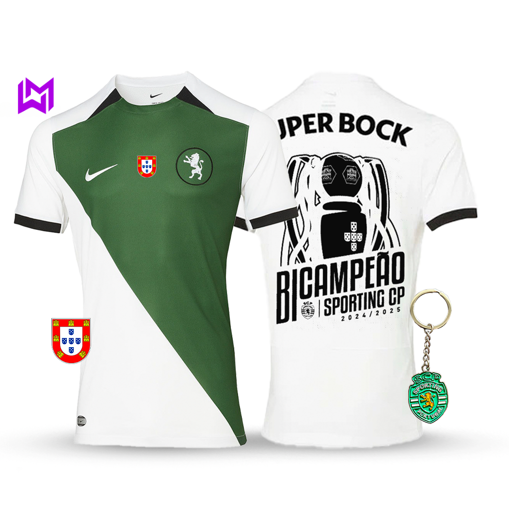 Sporting Stromp Shirt Back-to-Back Champions 2024/25 - Exclusive Model! 🦁🏆