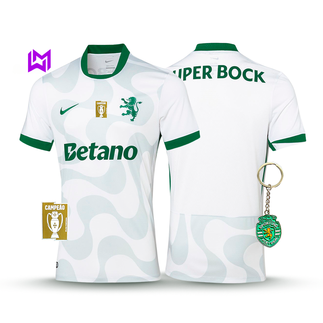 Sporting Away Shirt White 2025/26 - New Release! 🔥💚