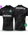Sporting Goalkeeper Shirt Black 2025/26 - Last Few Units! 🔥💚