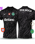 Sporting Goalkeeper Shirt Black 2025/26 - Last Few Units! 🔥💚
