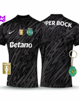 Sporting Goalkeeper Shirt Black 2025/26 - Last Few Units! 🔥💚