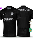 Sporting Away Shirt Black 2025/26 - New Release! 🔥💚