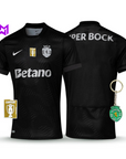 Sporting Away Shirt Black 2025/26 - New Release! 🔥💚