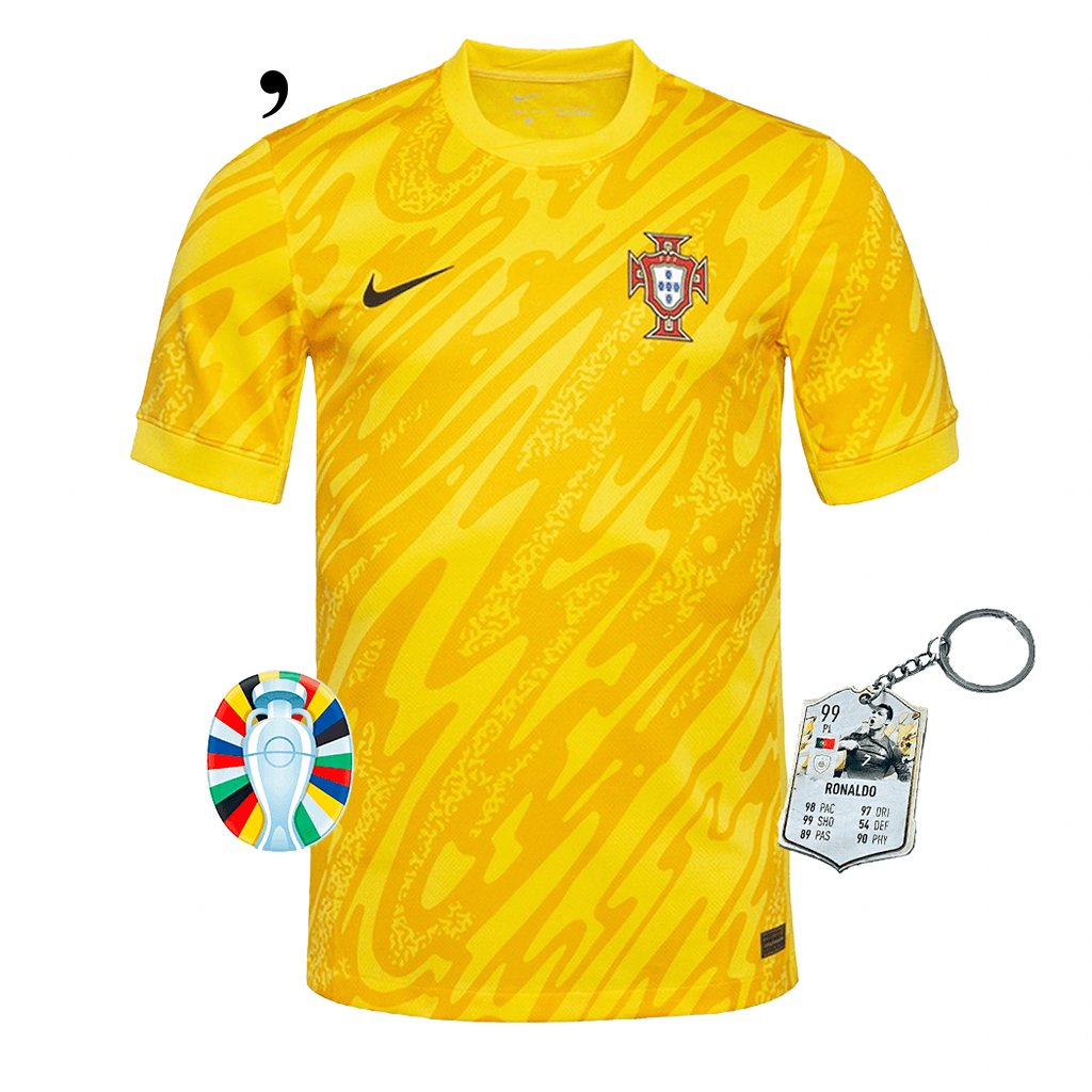 Portugal Goalkeeper Shirt Yellow 2024/25 - Last Few Units