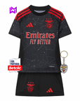 Benfica Away Kids Kit 2024/25 - Last Few Units! 🔥🦅