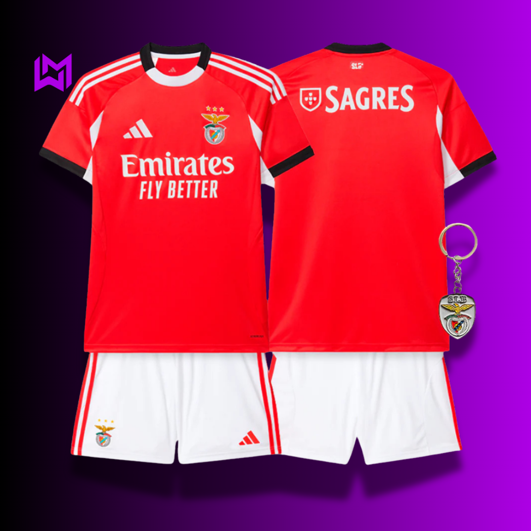 Benfica Home Kids Kit 2025/26 - Last Few Units! 🔥🦅