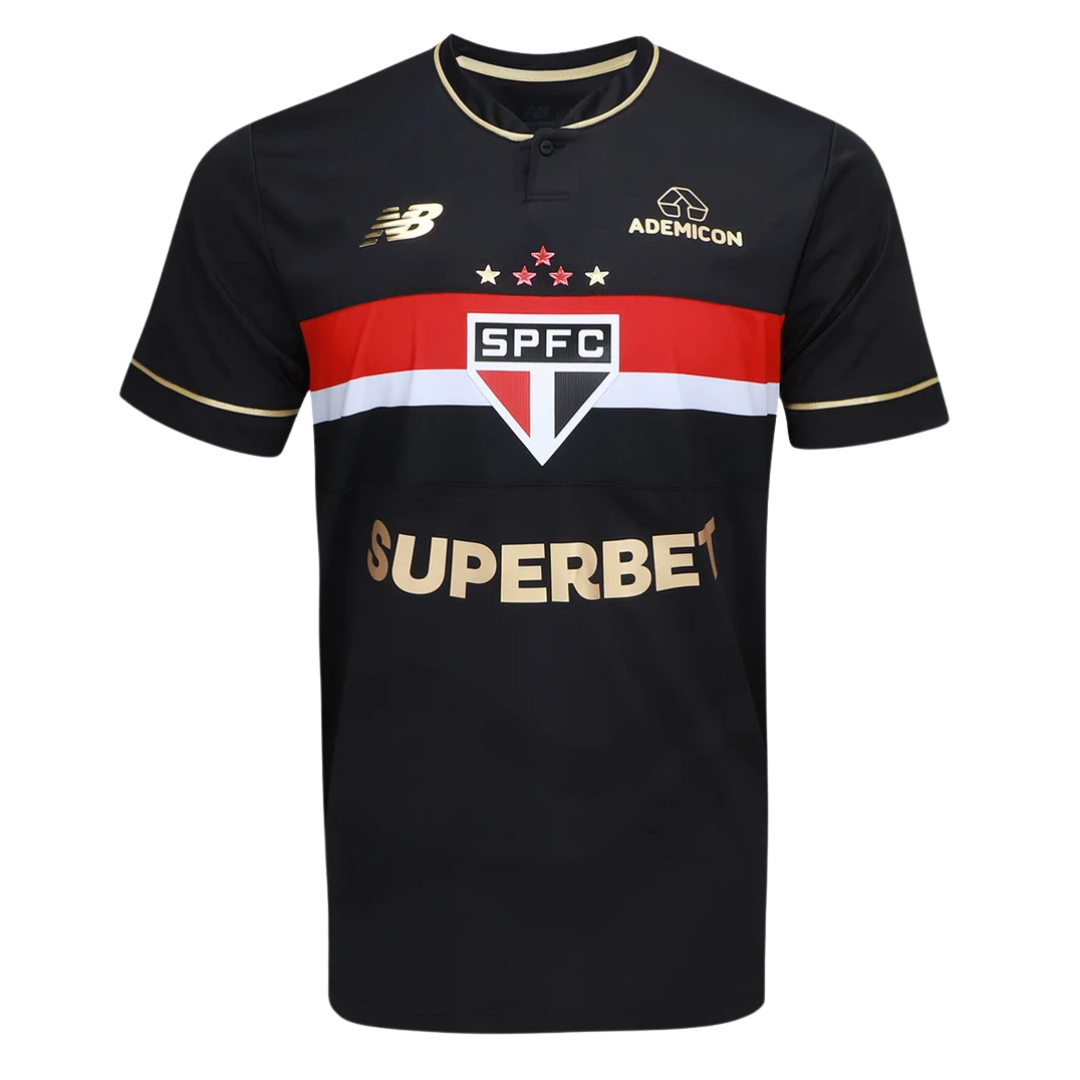 Sao Paulo Tricolor Third Shirt 25/26 - Black - Fan Version