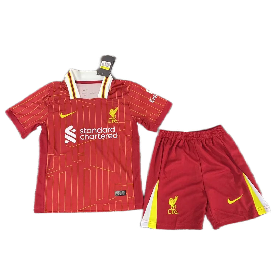 Kids Liverpool Home Kit 2024/2025 - CHAMPIONS 