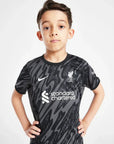 Kids Liverpool GoalKeeper Home Kit 2024/2025