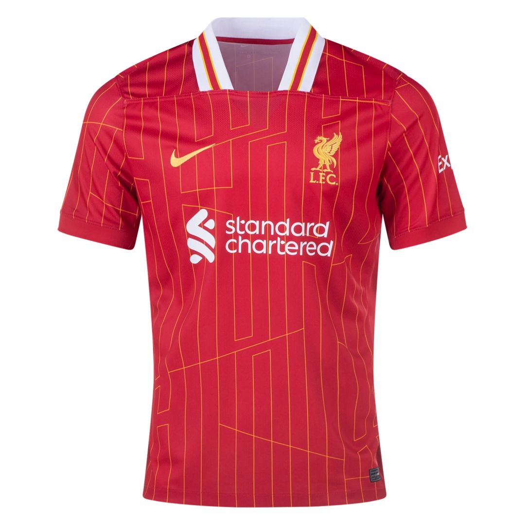 Liverpool Home Jersey 2024/2025 - CHAMPIONS 25 &amp; Gold Trophy