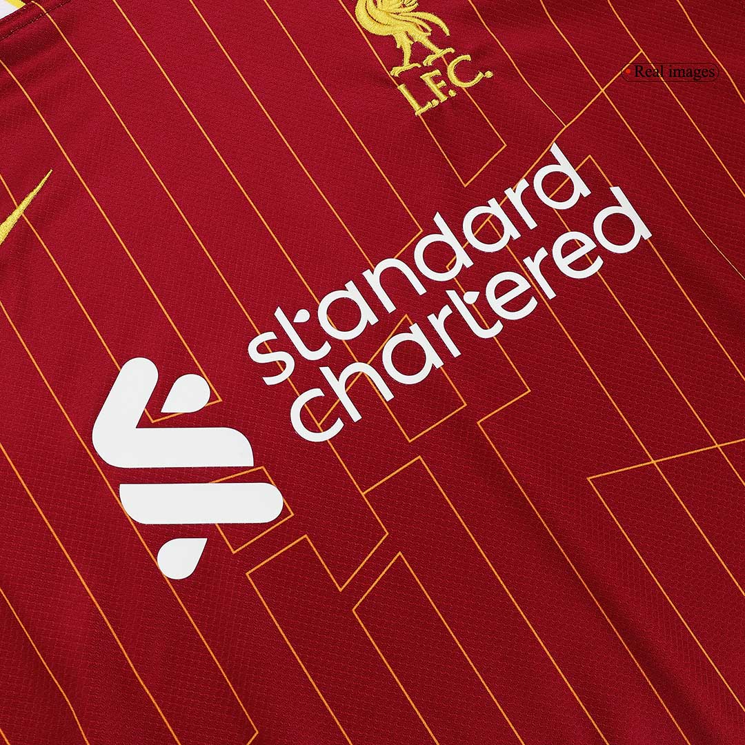 Liverpool Home Jersey 2024/2025 - CHAMPIONS 24/25 &amp; Gold Trophy