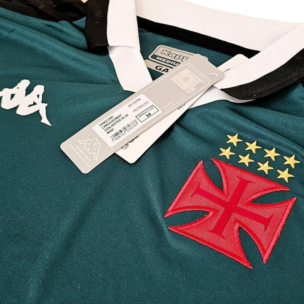 Vasco da Gama Goalkeeper Shirt 2024 - Petrol - Men's