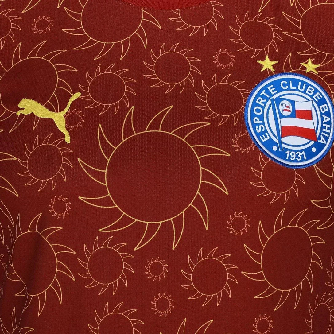 Bahia Shirt III 25/26 S/N - Men's - Red - Fan Version