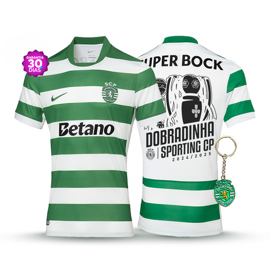 Sporting Home Shirt The Double 2025/26 - New Release! 🦁🏆🏆