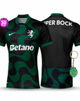 Sporting Away Shirt Black 2025/26 - New Release! 🔥💚