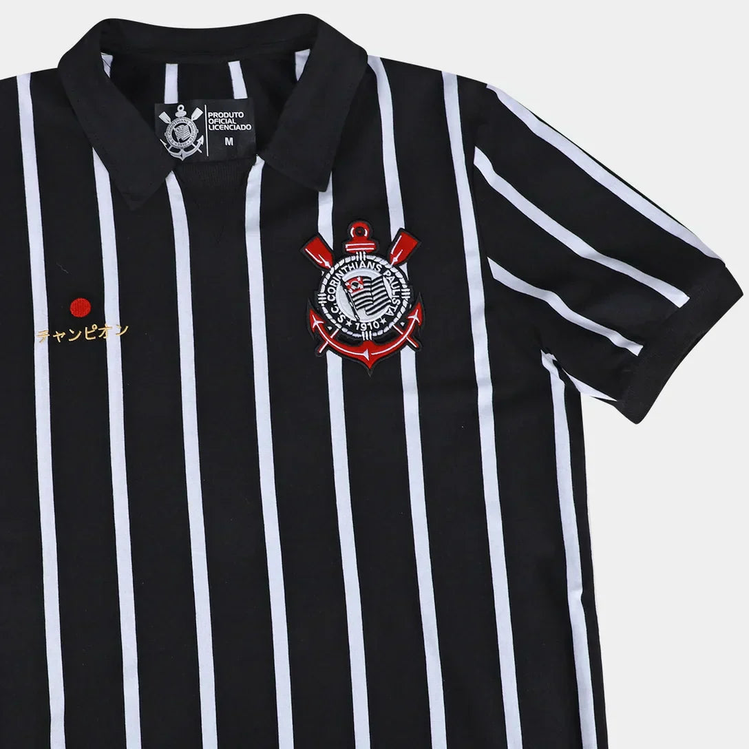 Corinthians Japan Retro Polo Shirt - Men's - Fan Version
