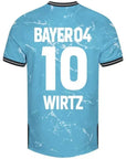 Bayer 04 Leverkusen Third Fan Jersey 2024/25 Patches UCL UEFA Foundation (Official Printing)