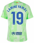 Barcelona Lamine Yamal 19 Third 2024/25 Patches UCL UEFA Foundation (Official Printing)