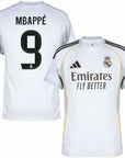 Real Madrid Mbappé 9 Home Fan Jersey 2025/26