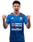 Cruz Azul Home Fan Jersey 2025/26 w/ Champions 9 + BBVA 25/26