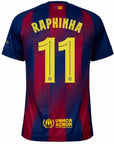 Barcelona Home Raphinha 11 Home Fan Jersey 2025/26