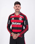 Camisa Manga Longa Adidas Flamengo 2025/26 I All Sponsor