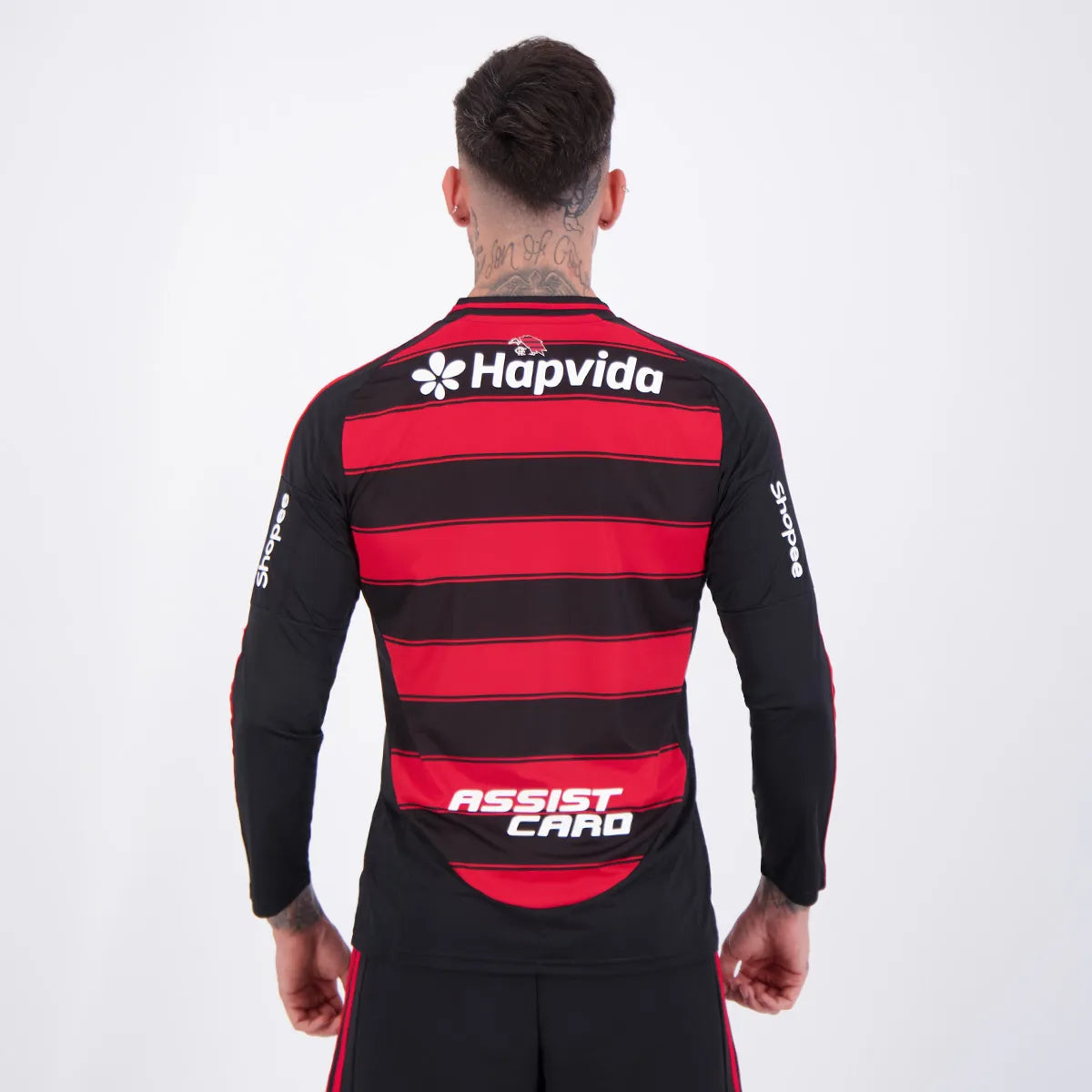 Camisa Manga Longa Adidas Flamengo 2025/26 I All Sponsor