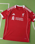 Liverpool Home Jersey 2025/26 - CHAMPIONS 24/25 & Gold Trophy