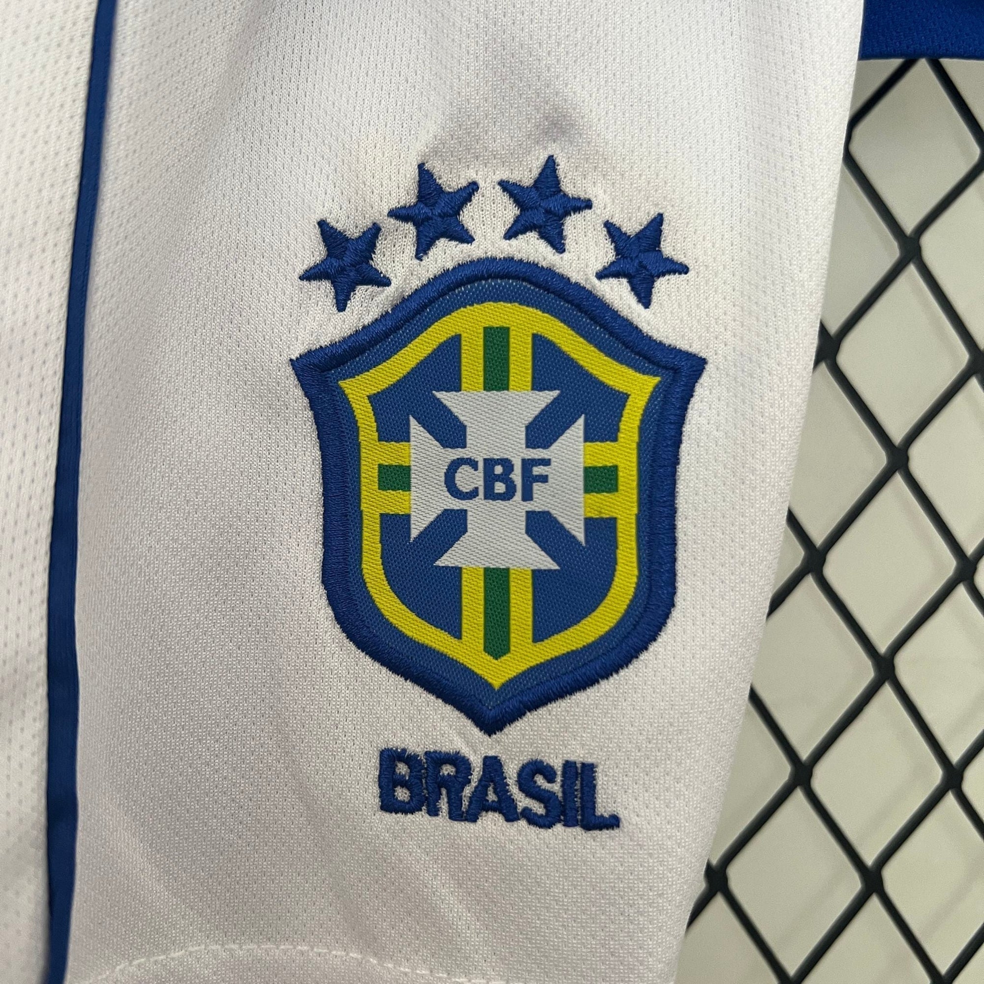 Brazil Away Retro Kids Kit 2002
