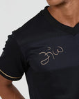 Camisa Flamengo Zico 1981 Preto e Ouro Retrô Masculina - Zico 