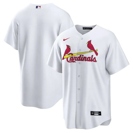 MLB St. Louis Cardinals Home Jersey - Men's - White - Fan Version