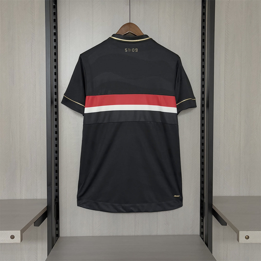 Sao Paulo Tricolor Third Shirt 25/26 - Black - Fan Version