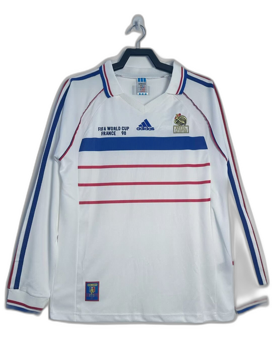 France 1998 Jersey - Long Sleeve Retro Version - Alternate
