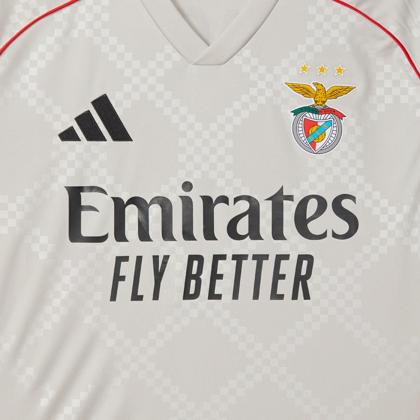 Benfica Away Shirt Beige 2025/26 - Last Few Units