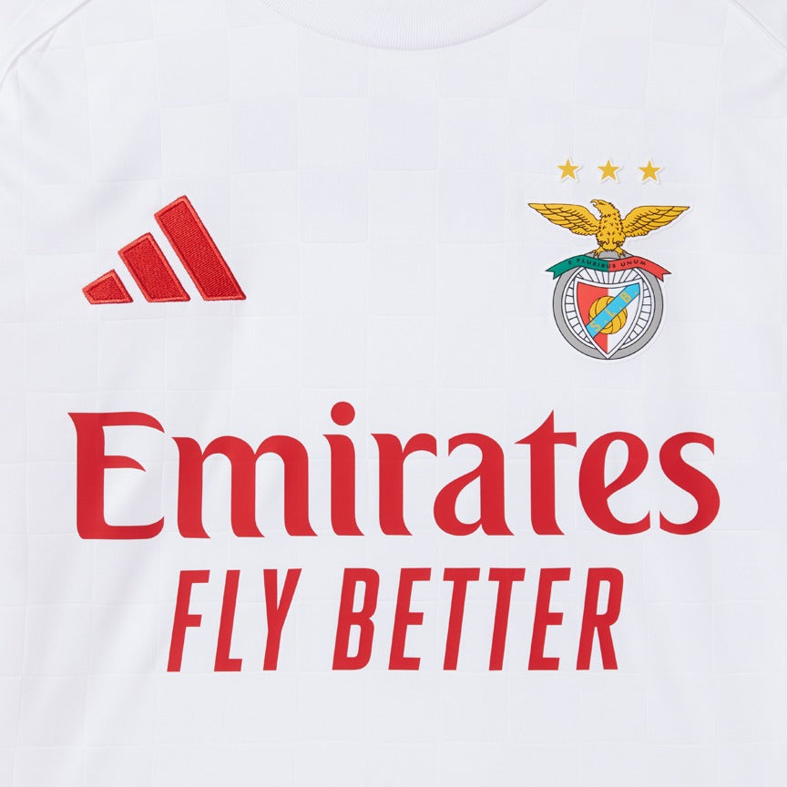 Benfica Away Shirt White 2025/26 - Last Few Units! 🔥🦅