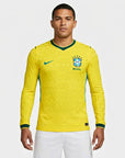 Brazil 2026 Home Player Version Long-Sleeve Jersey [Slim Fit]