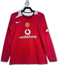 Manchester United 05/06 I Home Jersey - Long Sleeve Retro Version