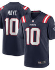 New England Patriots Drake Maye  Navy Player Game Jersey - NFL