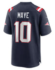 New England Patriots Drake Maye  Navy Player Game Jersey - NFL