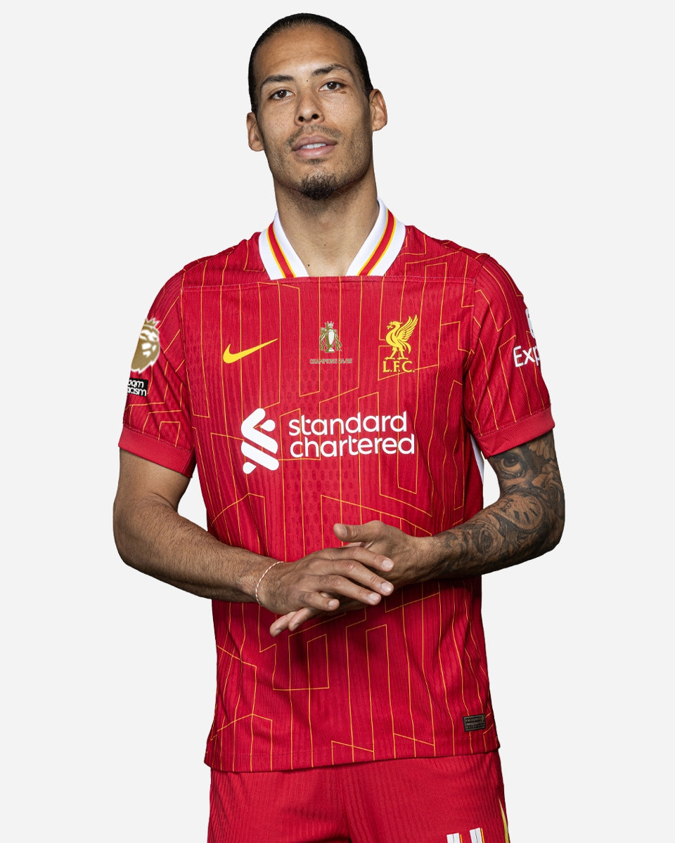 Liverpool Home Jersey 2024/2025 - CHAMPIONS 20 &amp; Gold Trophy