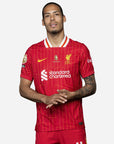 Liverpool Home Jersey 2024/2025 - CHAMPIONS 24/25 & Gold Trophy