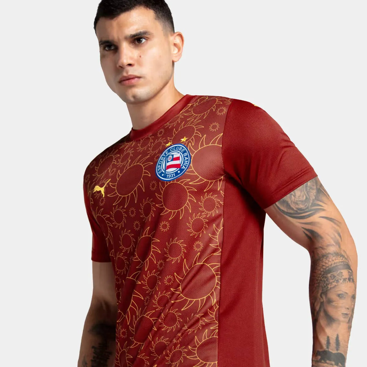 Bahia Shirt III 25/26 S/N - Men's - Red - Fan Version